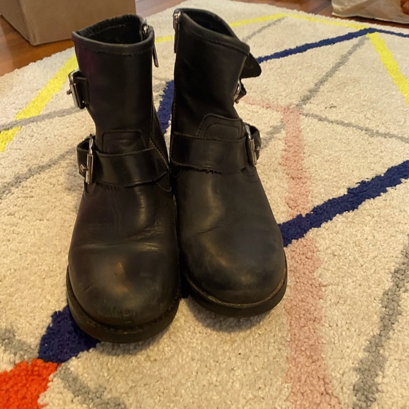 Steve Madden leather motorcycle boots size 7.5 - Picture 4 of 5
